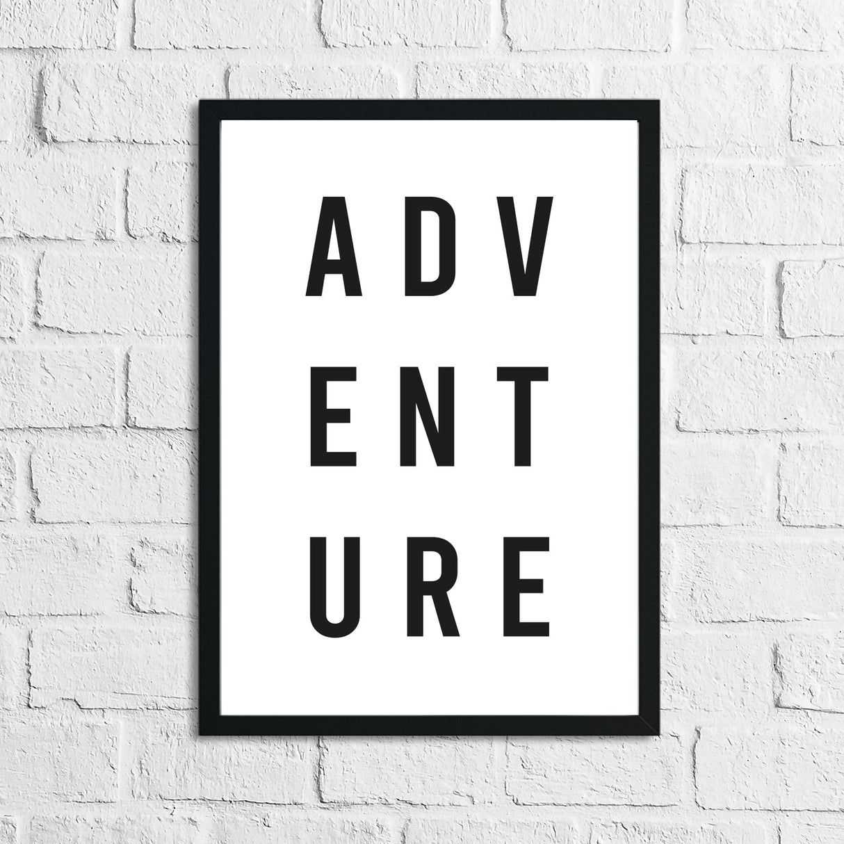 Adventure Travel Inspirational Wall Decor Quote Print by WinsterCreations™ Official Store