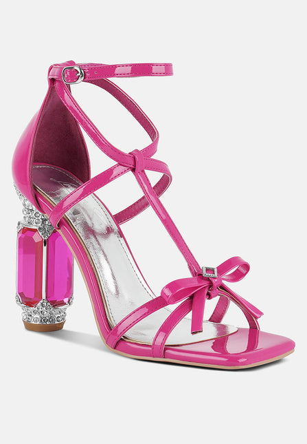 affluence jeweled high heel sandals by London Rag