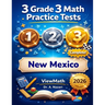 3 New Mexico NM-MSSA Grade 3 Math Practice Tests: Full-Length Test Prep with Detailed Answer Explanations
