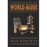 Observations on World Music: Musical Instruments and Their Cultural Context