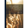 Vocabulary Of The Shoshone Language