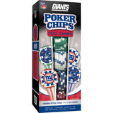 New York Giants 100 Piece Poker Chips by MasterPieces Puzzle Company INC