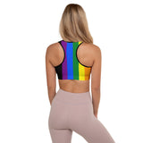 Don't Tread on Anyone LGBT Padded Sports Bra by Proud Libertarian