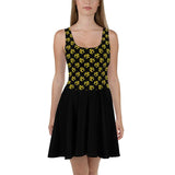 Ancap Anarchy Skater Dress (Black) by Proud Libertarian