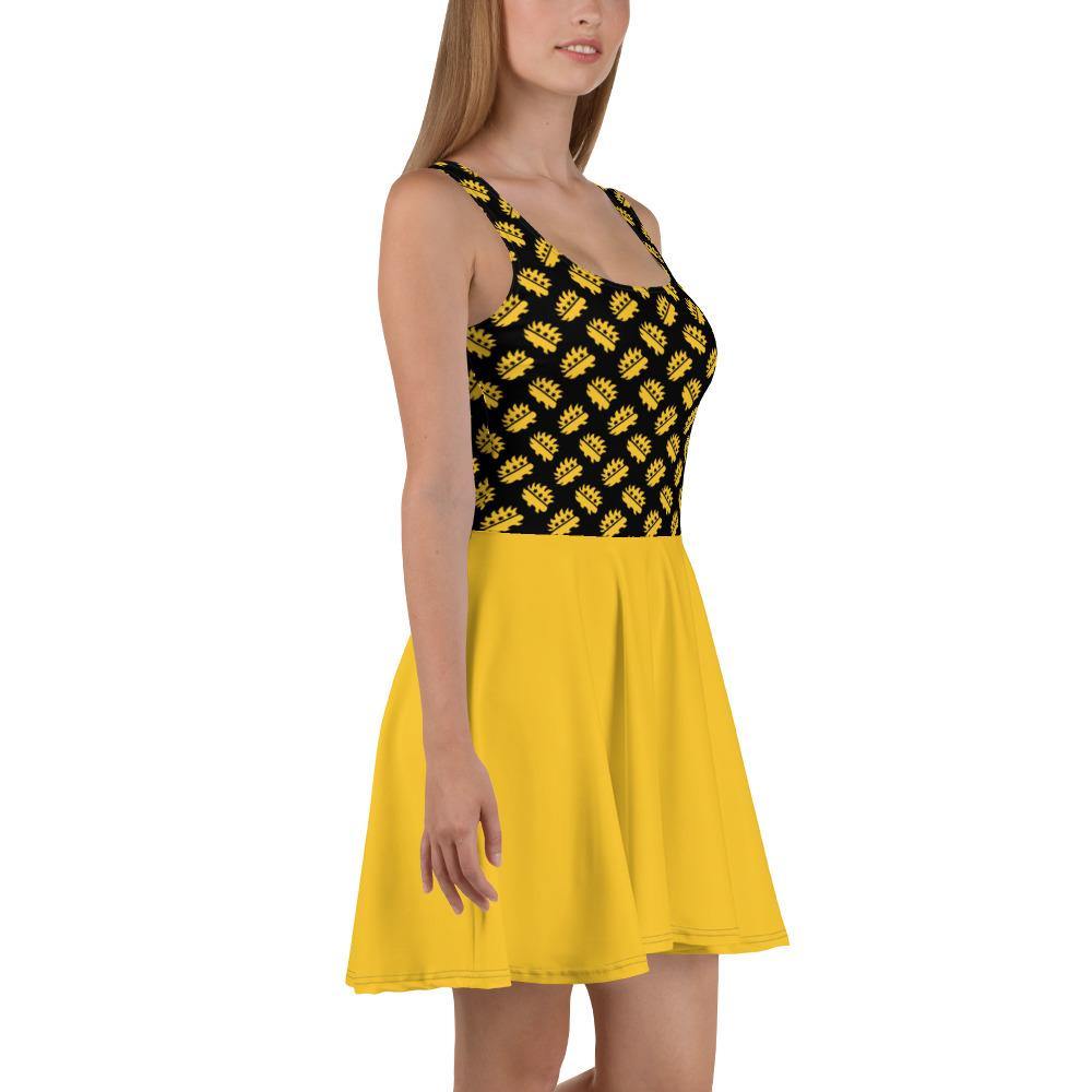 Ancap Porcupine Skater Dress by Proud Libertarian