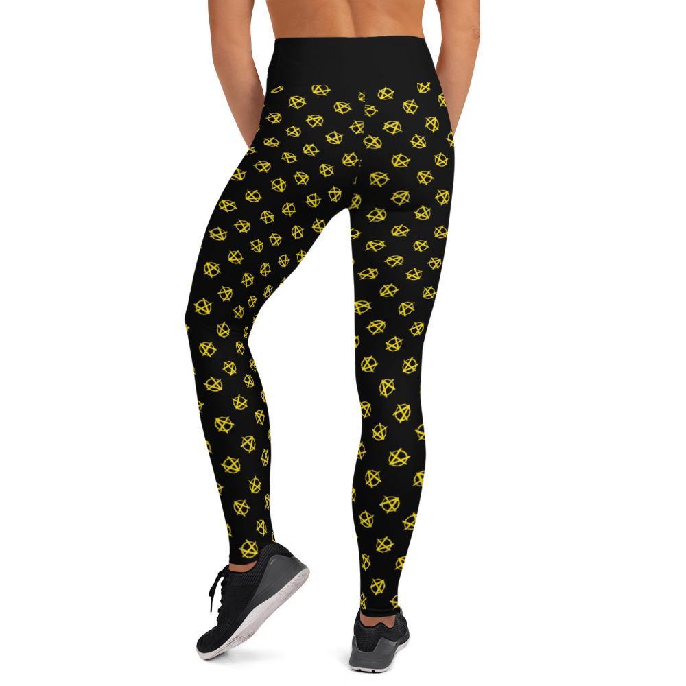 Ancap Anarchy Yoga Leggings by Proud Libertarian