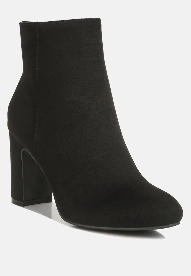 alysia block heel ankle boots by London Rag