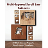 Multi-layered Scroll Saw Patterns: Templates for Scroll Saw Projects