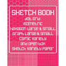 Sketch Book: Dot Grid, Isometric, Hexagon, Graph, Comic Book, and Open Box Sketch Variety Paper Notebook for Drawing Doodling and Sketching Coral Pink