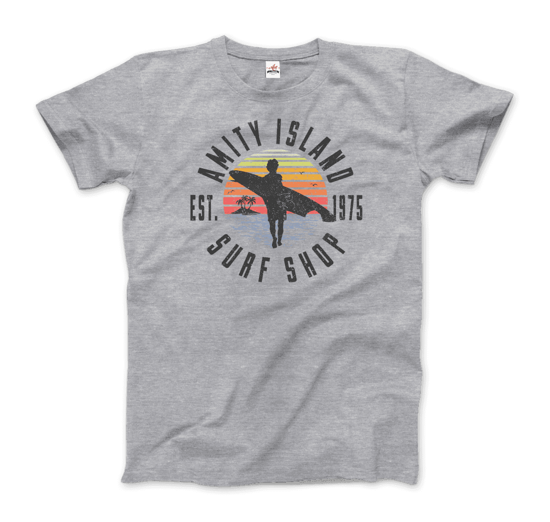 Amity Island Surf Shop, Jaws T-Shirt by Art-O-Rama Shop - Vysn