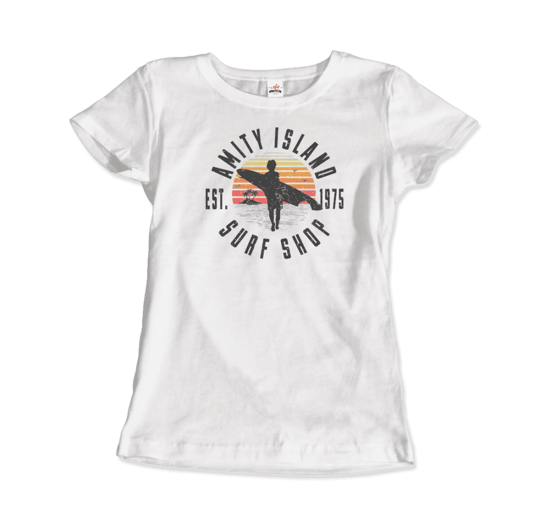 Amity Island Surf Shop, Jaws T-Shirt by Art-O-Rama Shop - Vysn