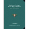 Bardesanes Writings, Hymns, And Book Of The Laws Of Countries
