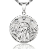 Angle Coin Pendant Necklace by Bling Proud | Urban Jewelry Online Store