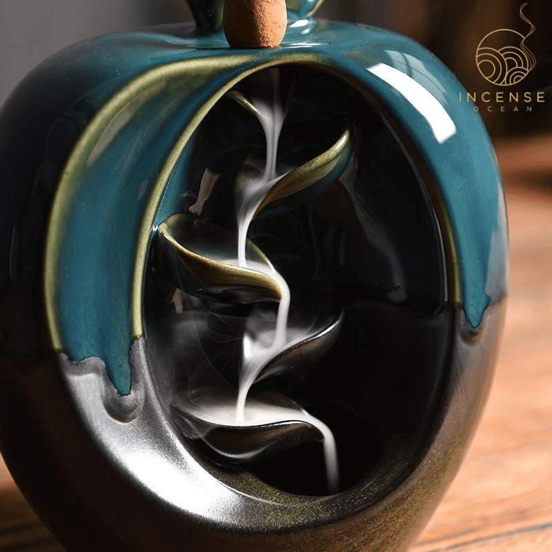 Apple Backflow Incense Burner by incenseocean