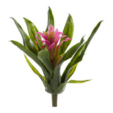 10” Bromeliad Artificial Flower (Set of 6) by Nearly Natural