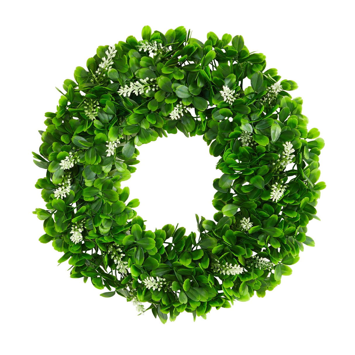 13” Jasmine Artificial Wreath by Nearly Natural