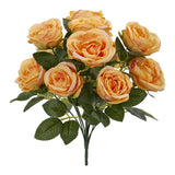 14” Rose Bush Artificial Flower (Set of 6) by Nearly Natural