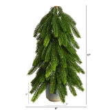 17” Pine Artificial Christmas Tree in Decorative Planter by Nearly Natural