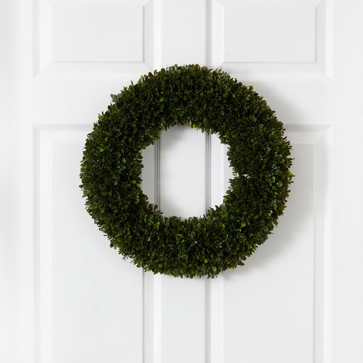 19.5” Tea Leaf Wreath UV Resistant (Indoor / Outdoor) by Nearly Natural