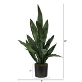 2’ Sansevieria Artificial Plant by Nearly Natural