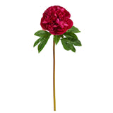 20” Peony Artificial Flower (Set of 3) by Nearly Natural