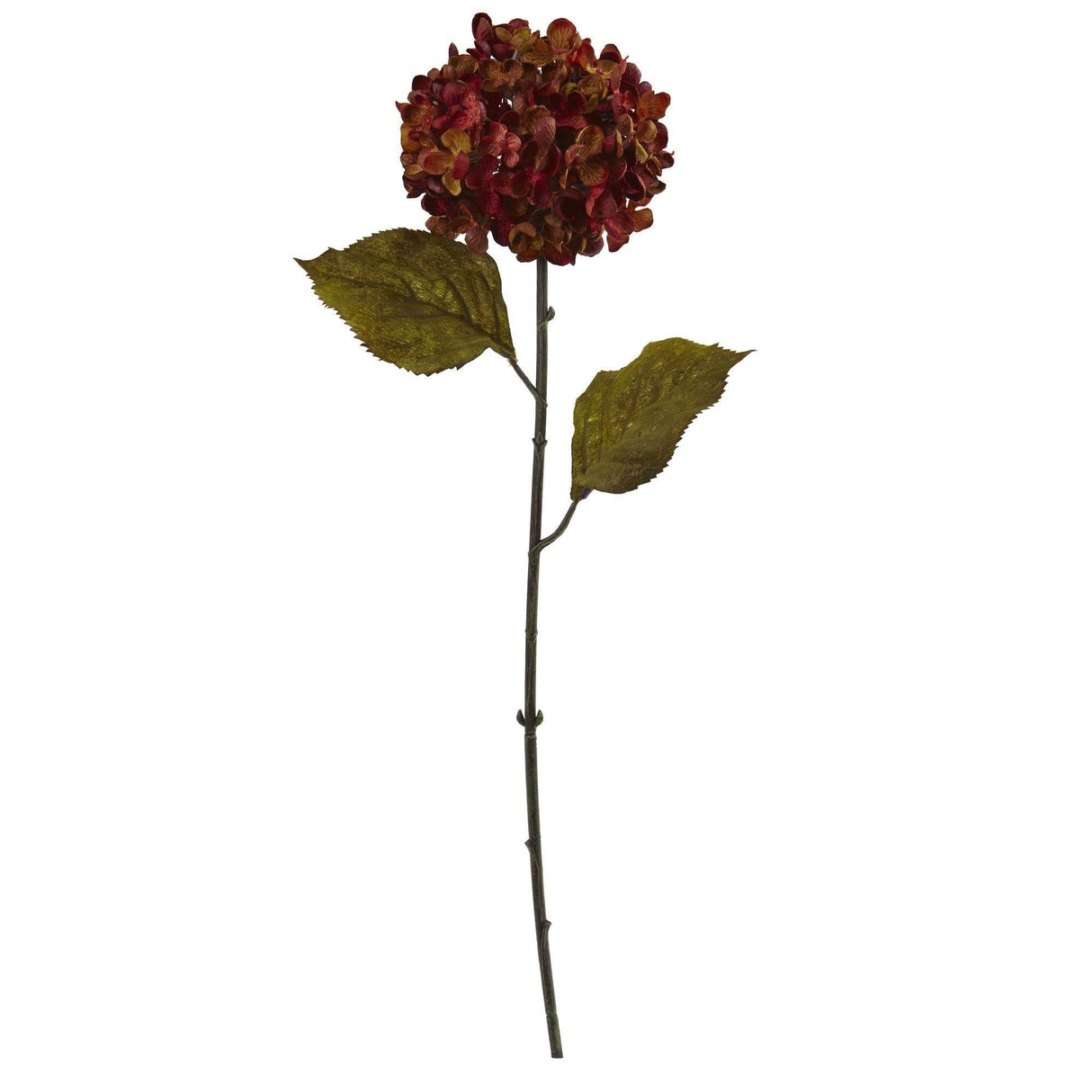 22” Fall Hydrangea Artificial Flower (Set of 6) by Nearly Natural