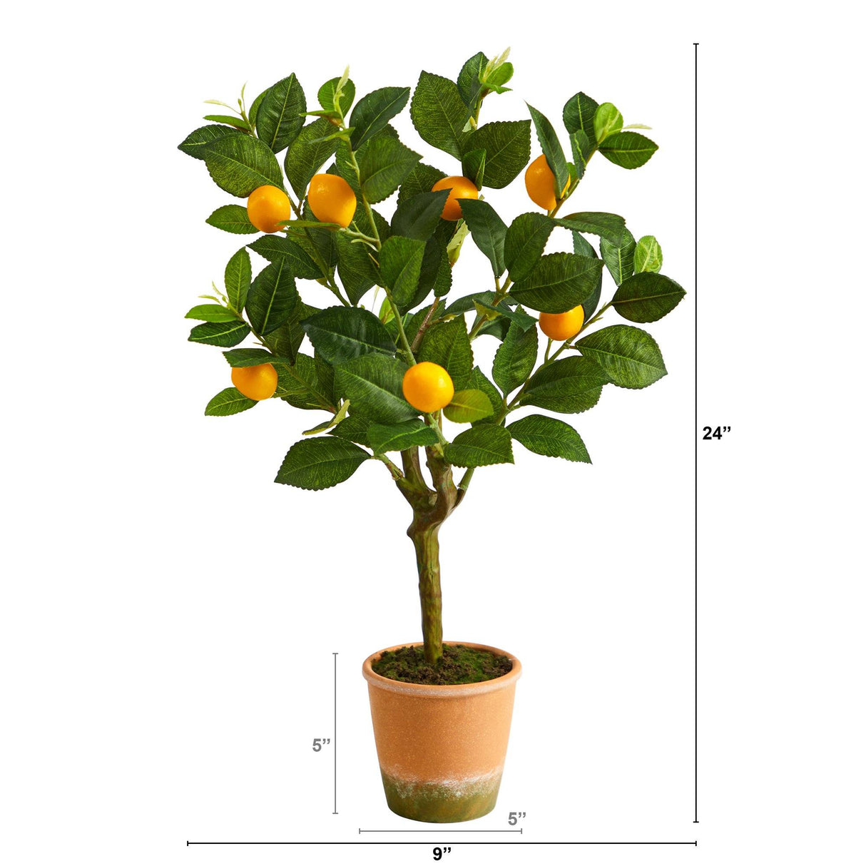 24” Lemon Artificial Tree by Nearly Natural