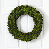 24” Preserved Boxwood Wreath by Nearly Natural