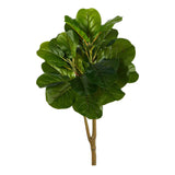 2.5’ Fiddle Leaf Fig Artificial Tree (No Pot) by Nearly Natural