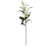 26.5” Lily Artificial Flower (Set of 12) by Nearly Natural