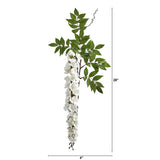 28” Wisteria Artificial Flower (Set of 8) by Nearly Natural