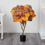 3’ Autumn Umbrella Ficus Tree by Nearly Natural - Vysn