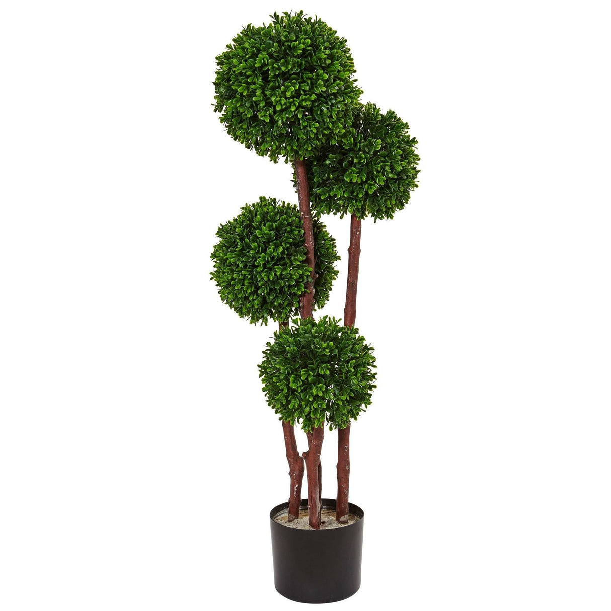 3’ Boxwood Topiary Tree UV Resistant (Indoor/Outdoor) by Nearly Natural