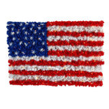 3’ x 2’ Red, White, and Blue “American Flag” Wall Panel with 100 Warm LED Lights (Indoor/Outdoor) by Nearly Natural