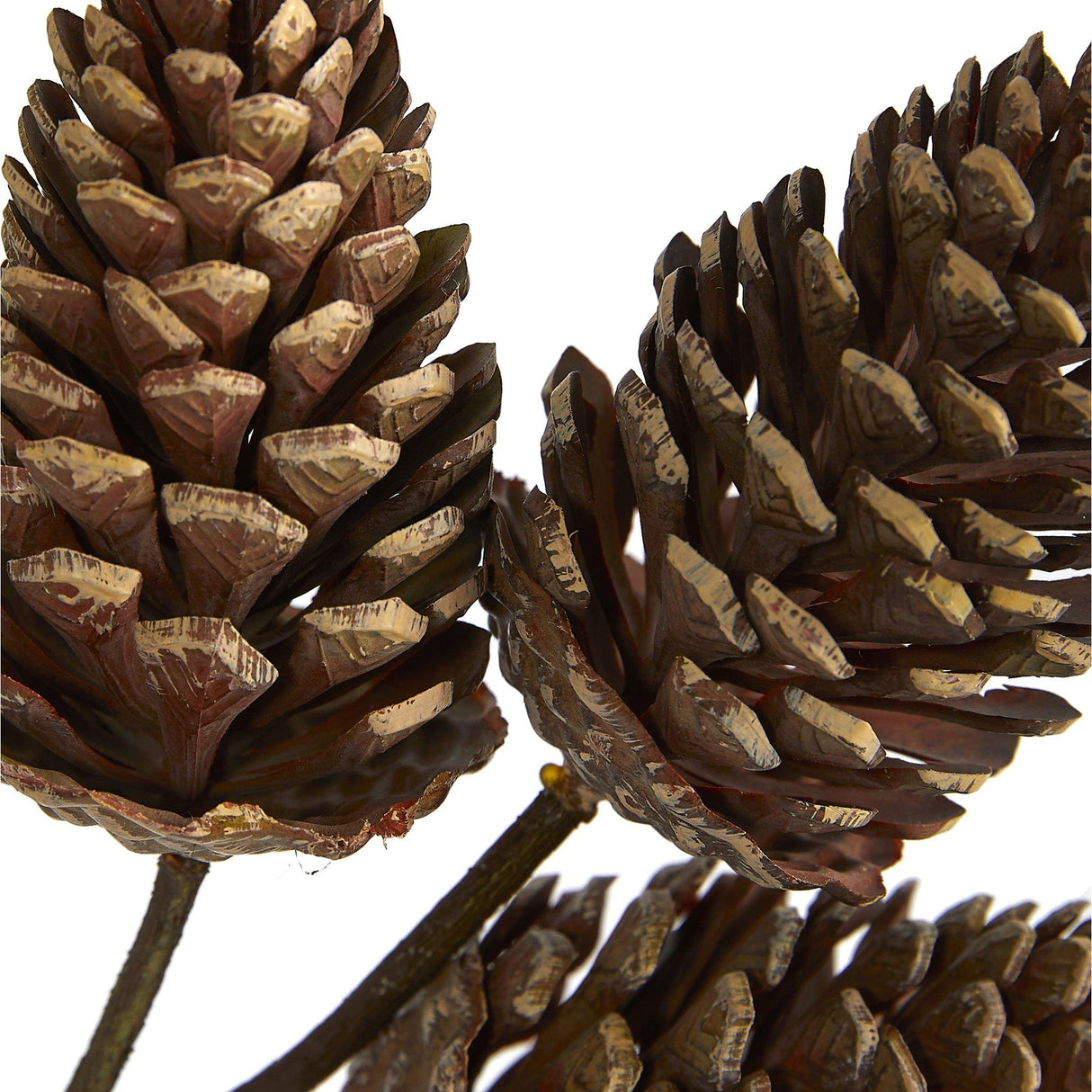 32” Pinecone Artificial Spray  (Set of 6) by Nearly Natural