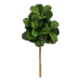 3.5' Fiddle Leaf Artificial Tree (No Pot) by Nearly Natural