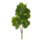 3.5’ Fiddle Leaf Fig Artificial Tree (No pot) by Nearly Natural