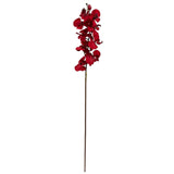 36” Christmas Phalaenopsis Orchid Artificial Flower (Set of 4) by Nearly Natural