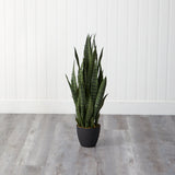 38” Sansevieria Artificial Plant by Nearly Natural