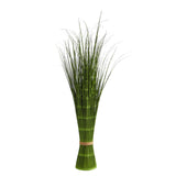 40” Onion Grass Artificial Plant by Nearly Natural