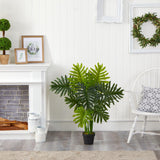 40” Philodendron Artificial Plant (Real Touch) by Nearly Natural