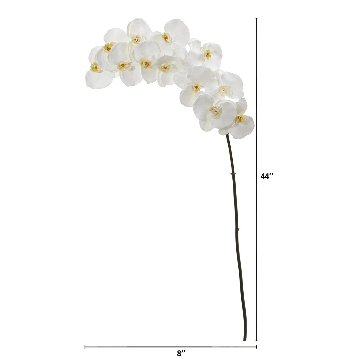 44” Phalaenopsis Orchid Artificial Flower (Set of 3) by Nearly Natural