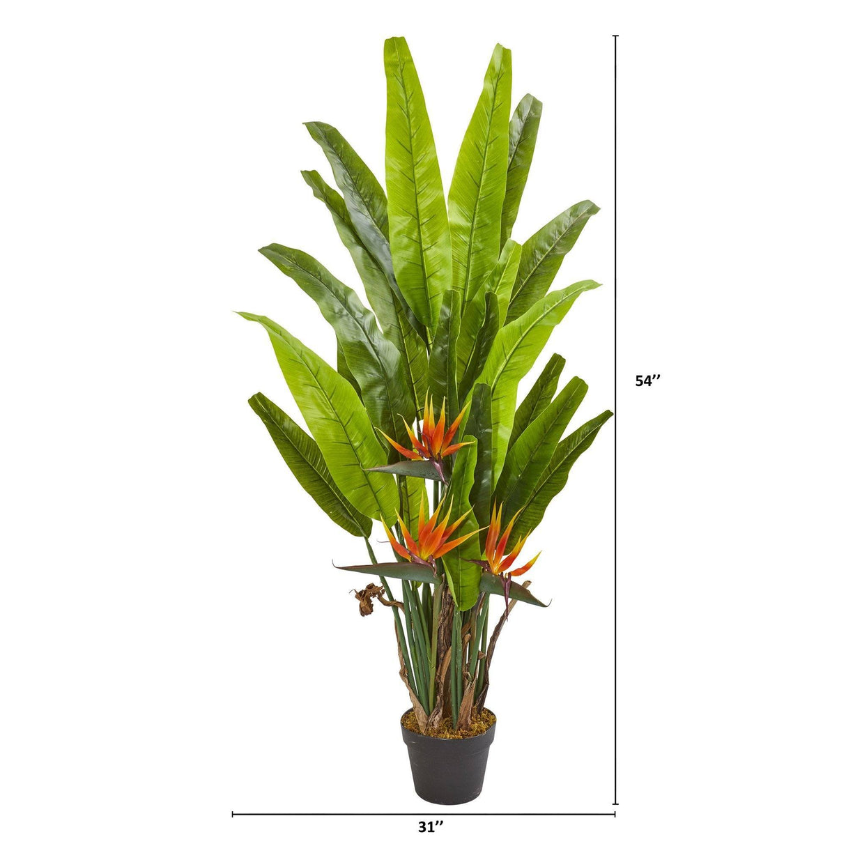 4.5’ Bird of Paradise Artificial Plant by Nearly Natural