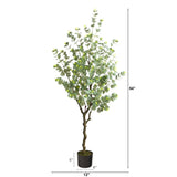 4.5’ Eucalyptus Artificial Tree by Nearly Natural