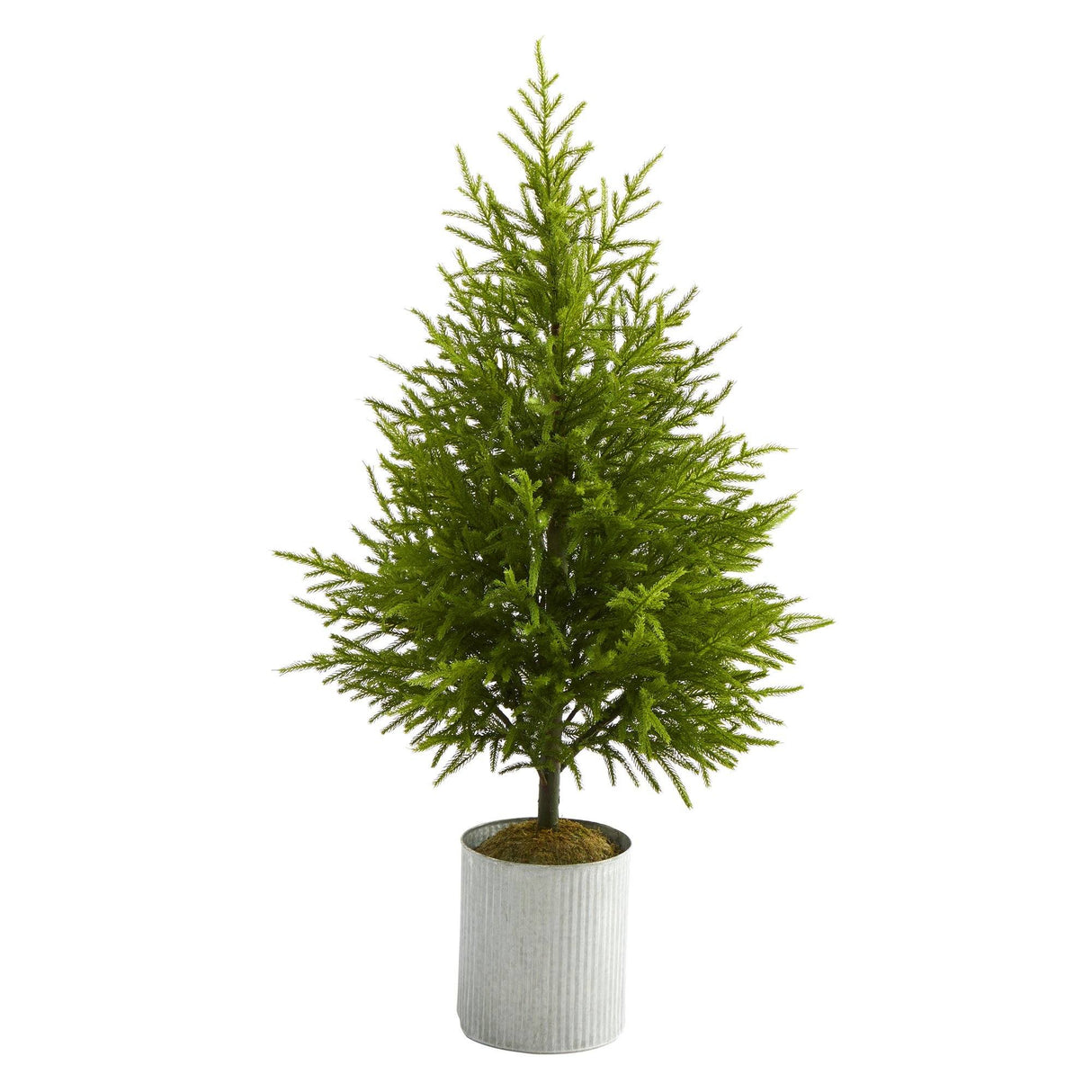 49” Norfolk Island Pine “Natural Look” Artificial Christmas Tree by Nearly Natural