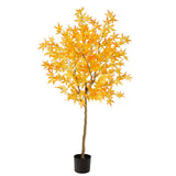 5' Autumn Maple Artificial Fall Tree by Nearly Natural