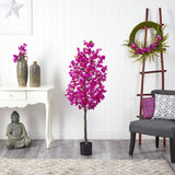 5’ Bougainvillea Artificial Tree by Nearly Natural