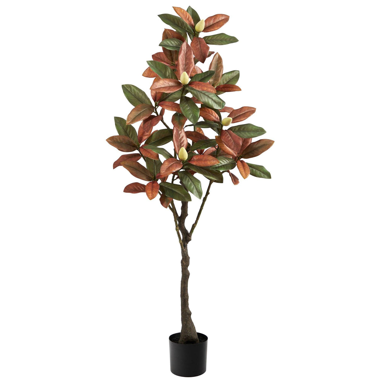 5’ Fall Magnolia Artificial Tree by Nearly Natural