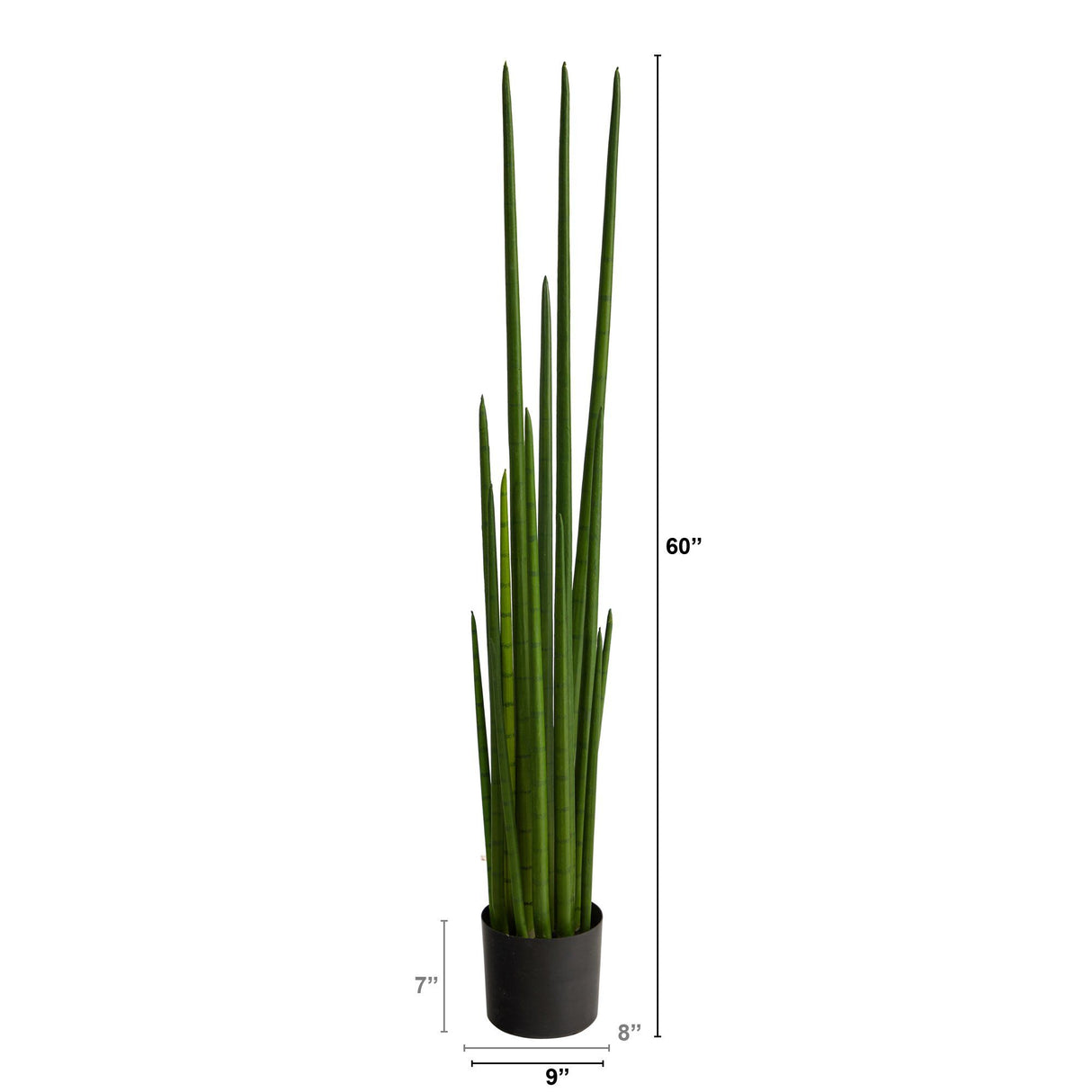 5’ Sansevieria Snake Artificial Plant by Nearly Natural