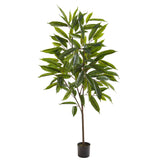 52” Long Leaf Ficus Artificial Plant by Nearly Natural